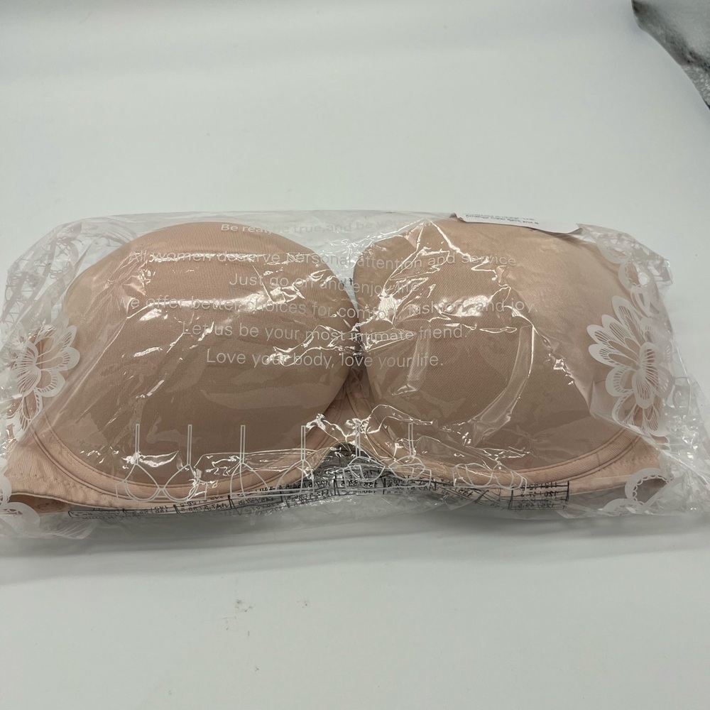 Clear Back and Straps Strapless Backless Bras Thick Padded Push Up Multiway - Picture 2 of 5
